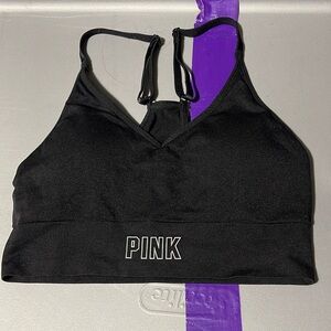 pink sports bra